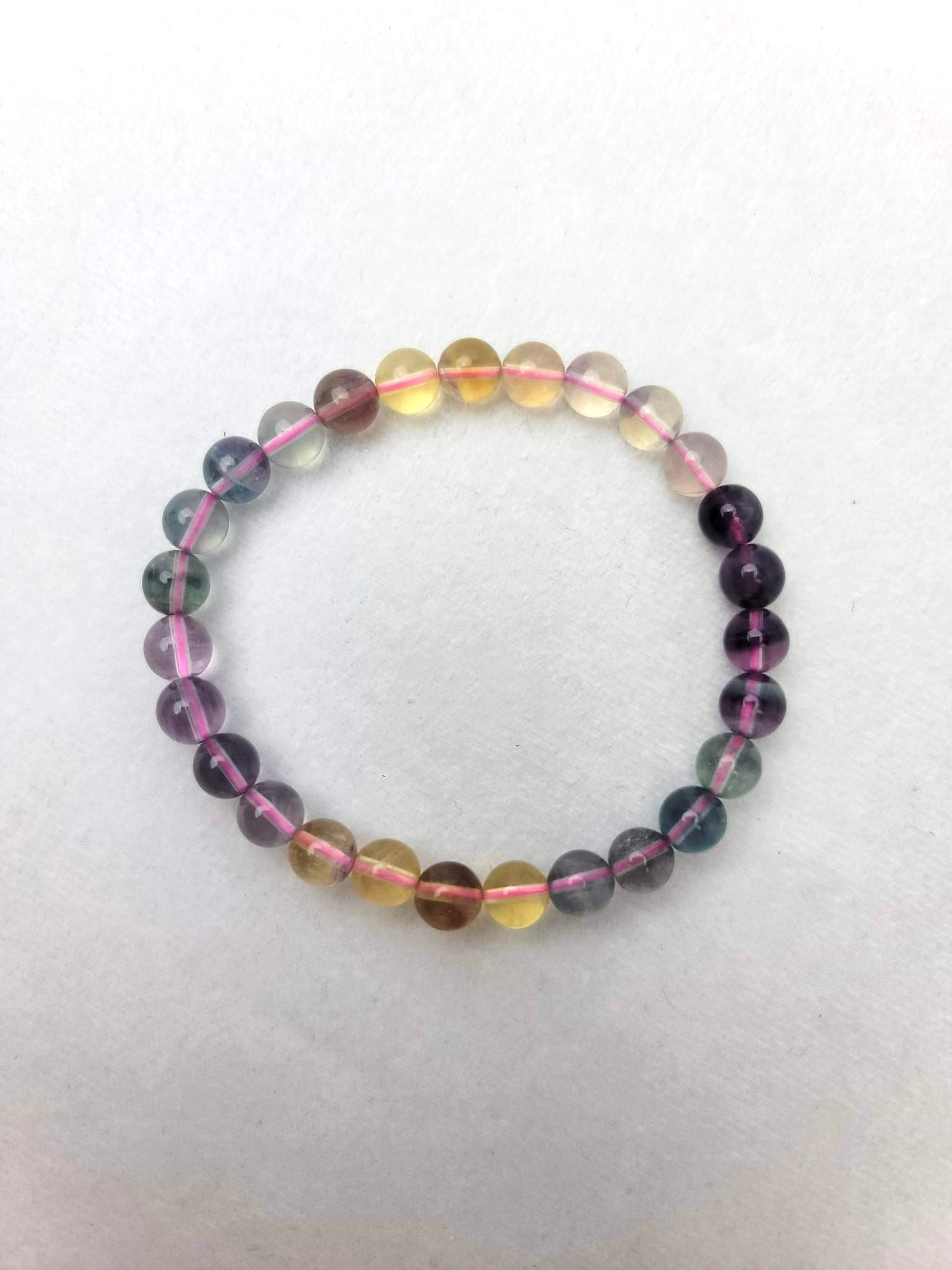 RAINBOW FLUORITE BRACELET | H191