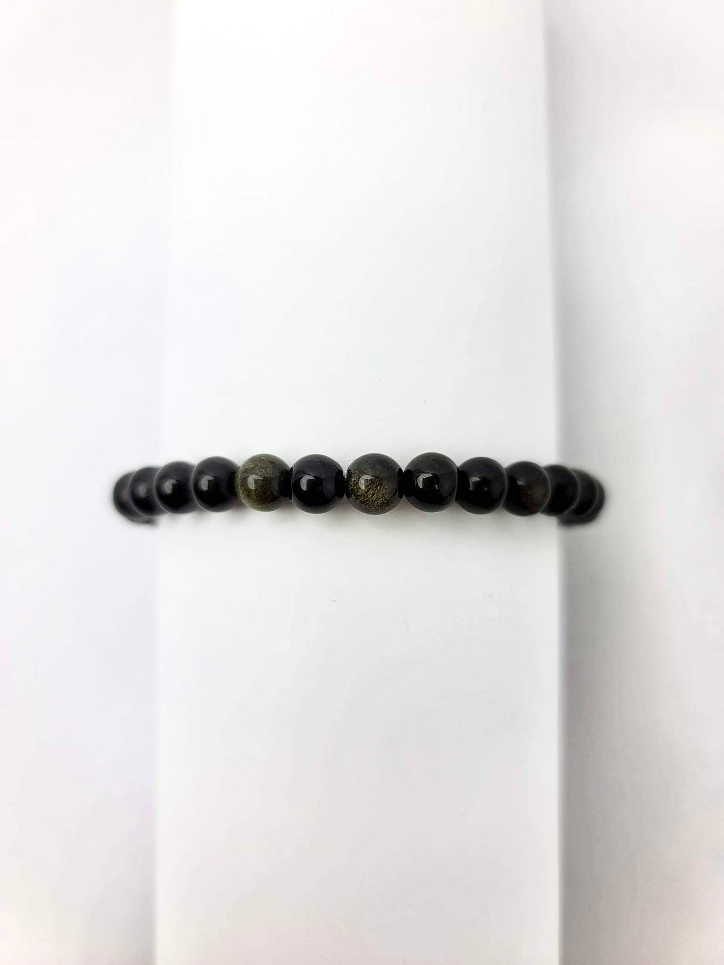 GOLD SHEEN OBSIDIAN BRACELET | H168