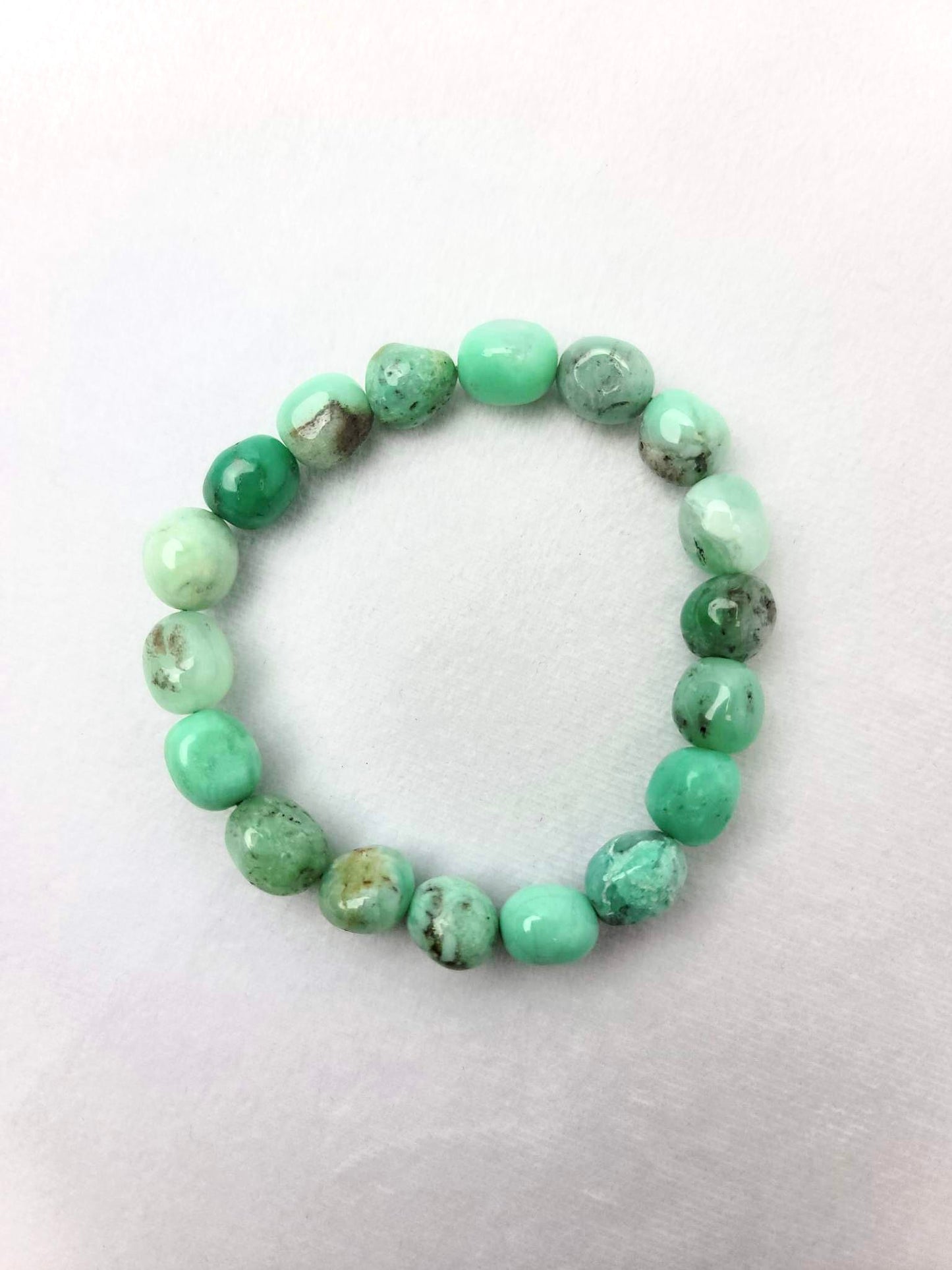 CHRYSOPRASE FREEFORM BRACELET | H162