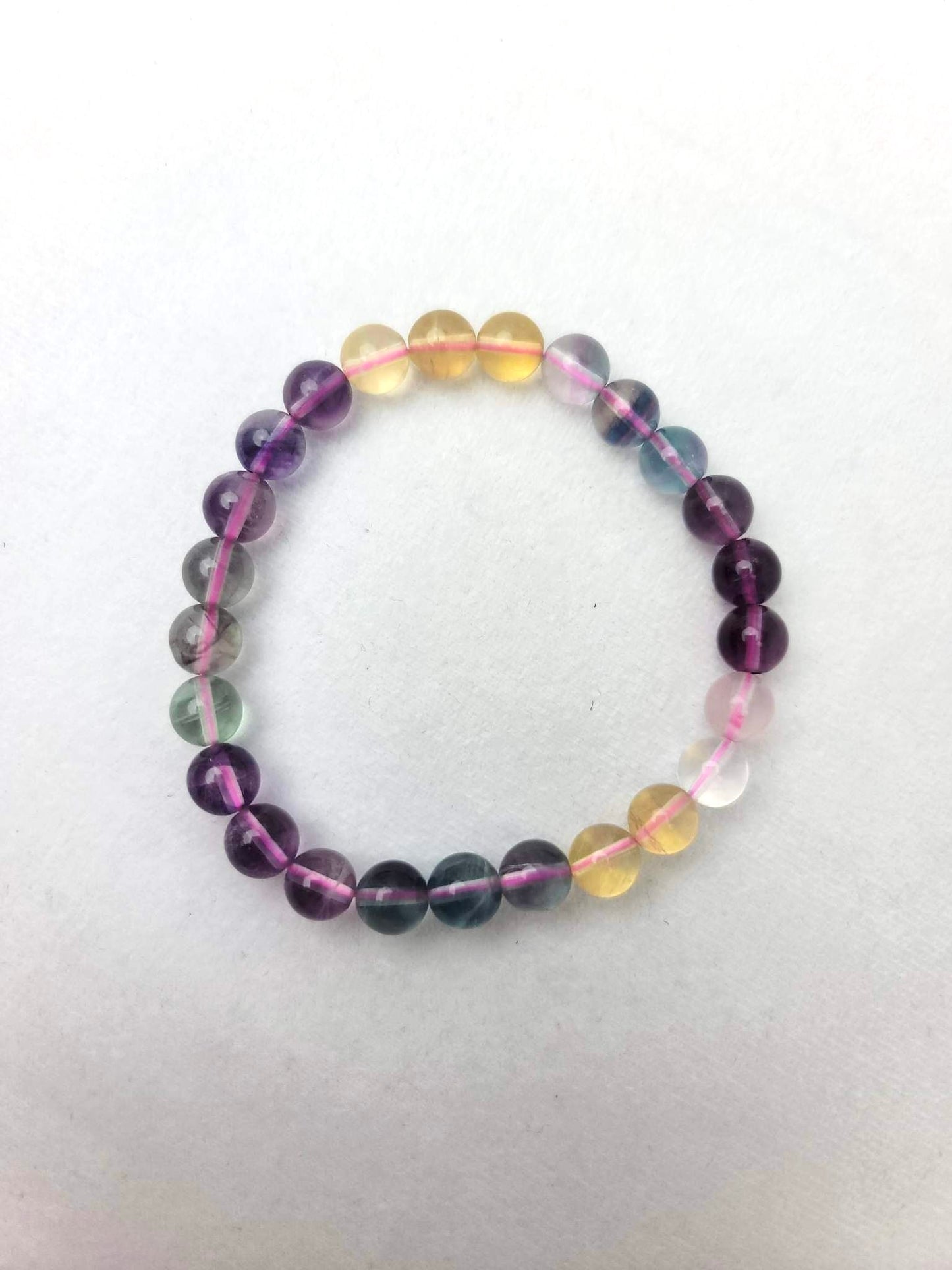 RAINBOW FLUORITE BRACELET | H190