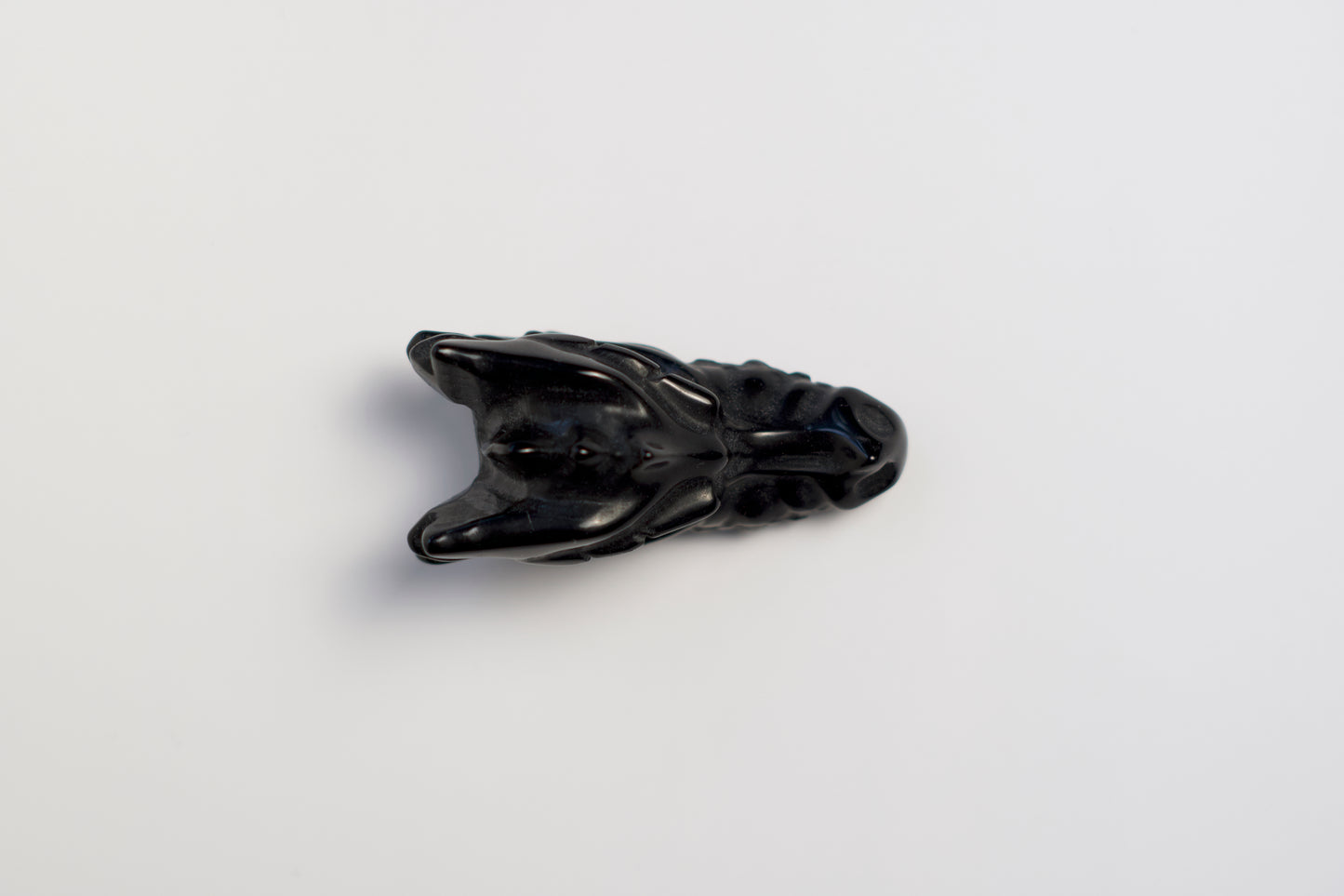 SM DRAGON HEAD | BLACK OBSIDIAN | G122