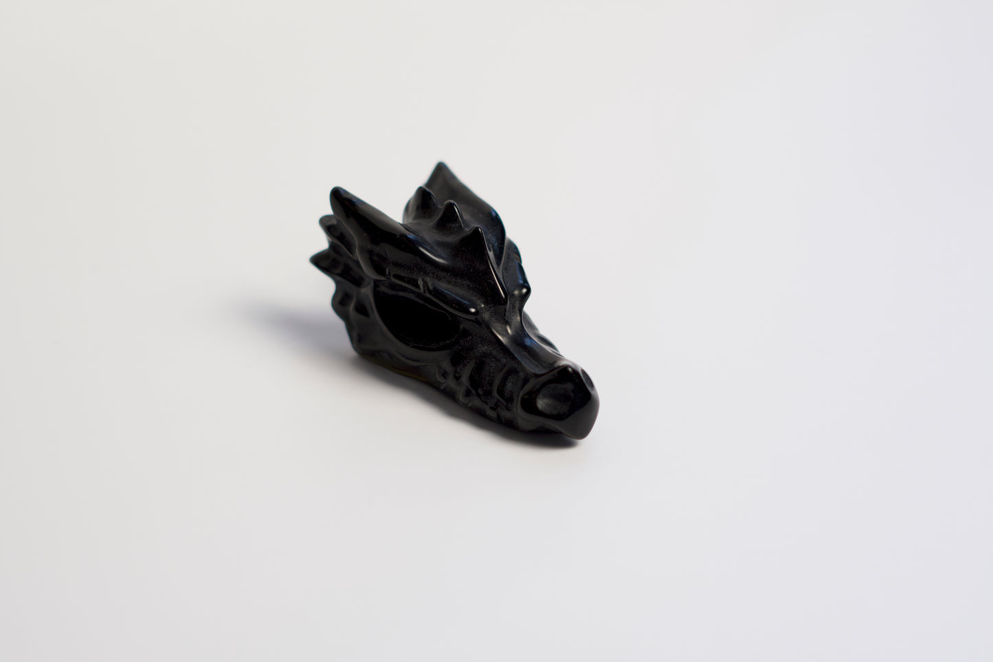 SM DRAGON HEAD | BLACK OBSIDIAN | G122