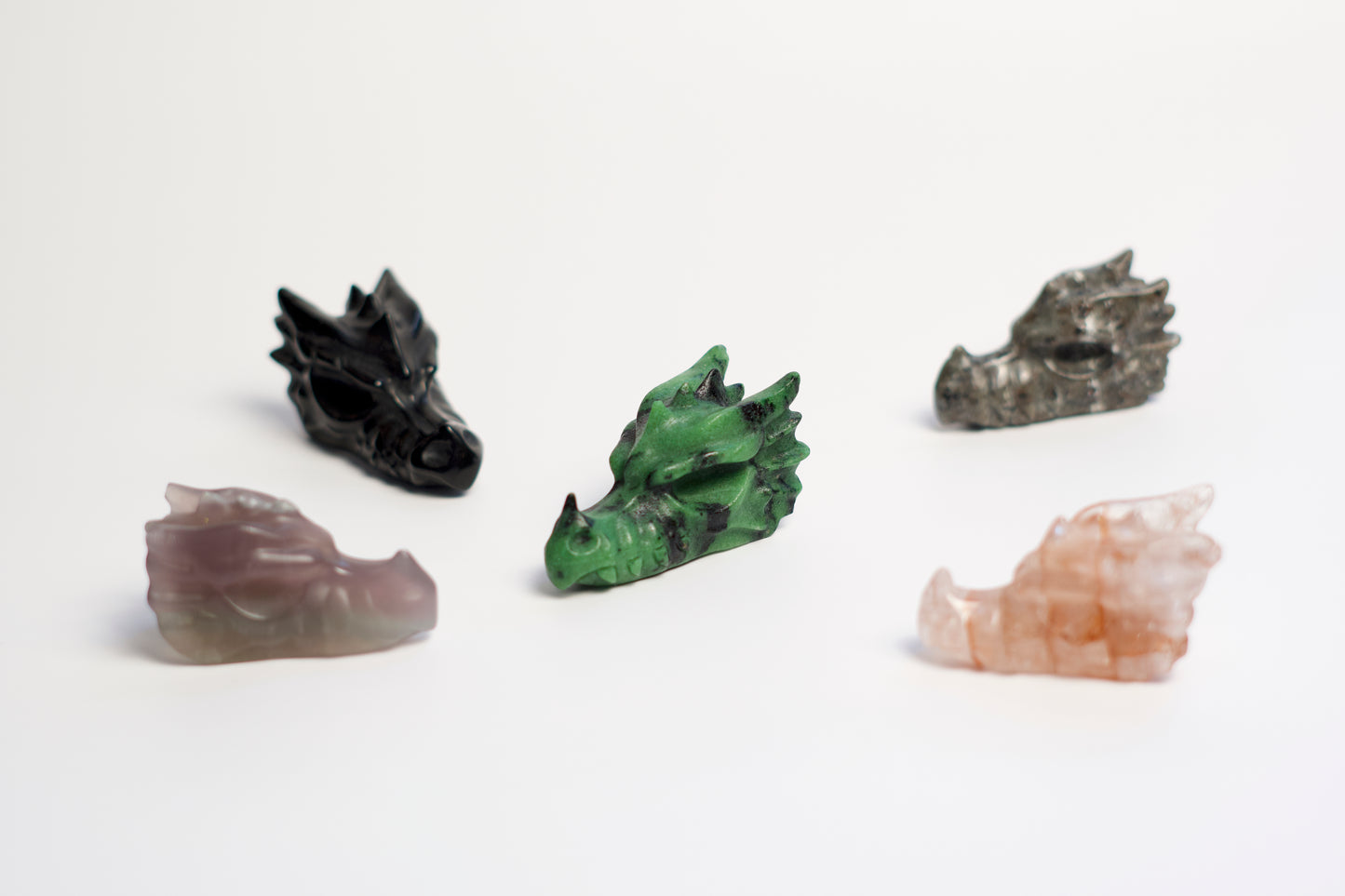 SM DRAGON HEAD | RUBY ZOISITE | G121