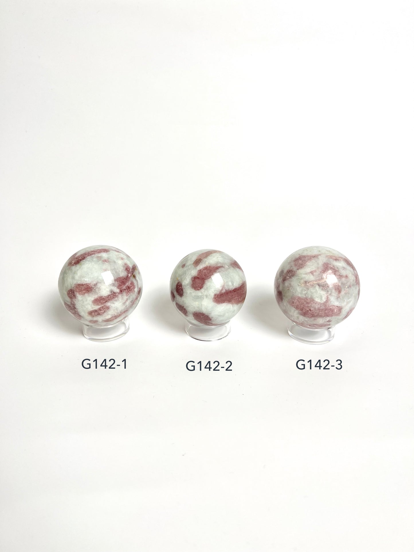 PINK TOURMALINE SPHERES | G142