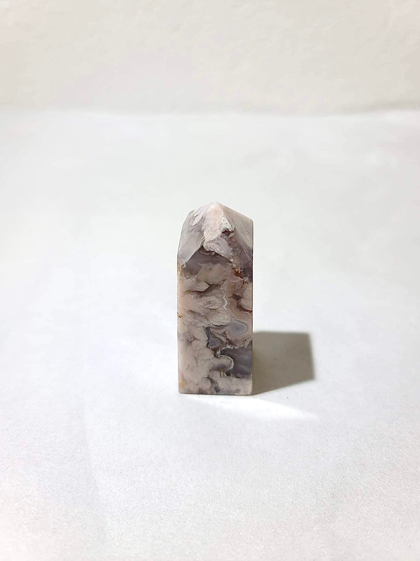 BLACK FLOWER AGATE TOWERS 2” - 2.5” | H121