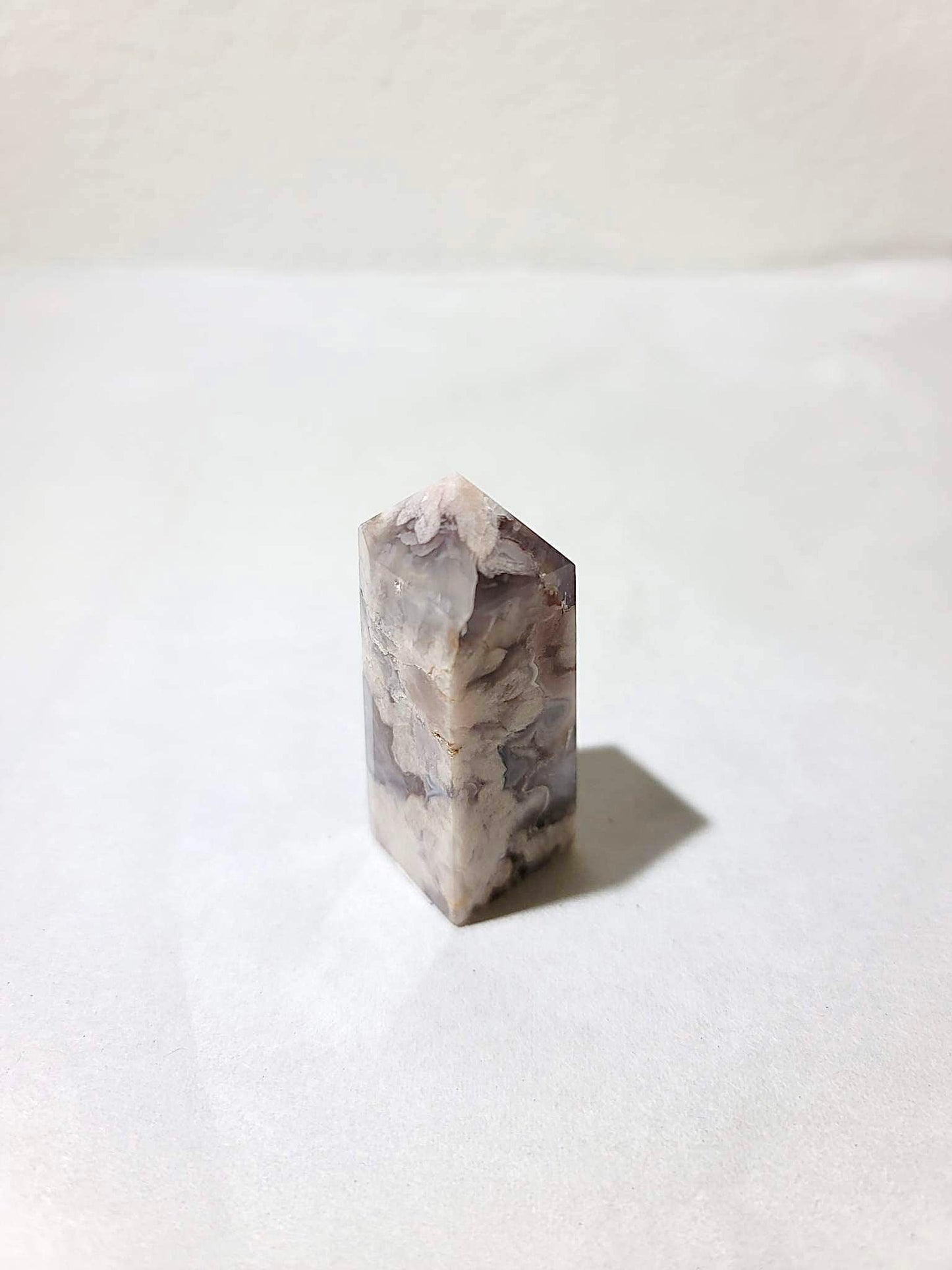 BLACK FLOWER AGATE TOWERS 2” - 2.5” | H121