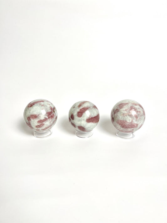 PINK TOURMALINE SPHERES | G142