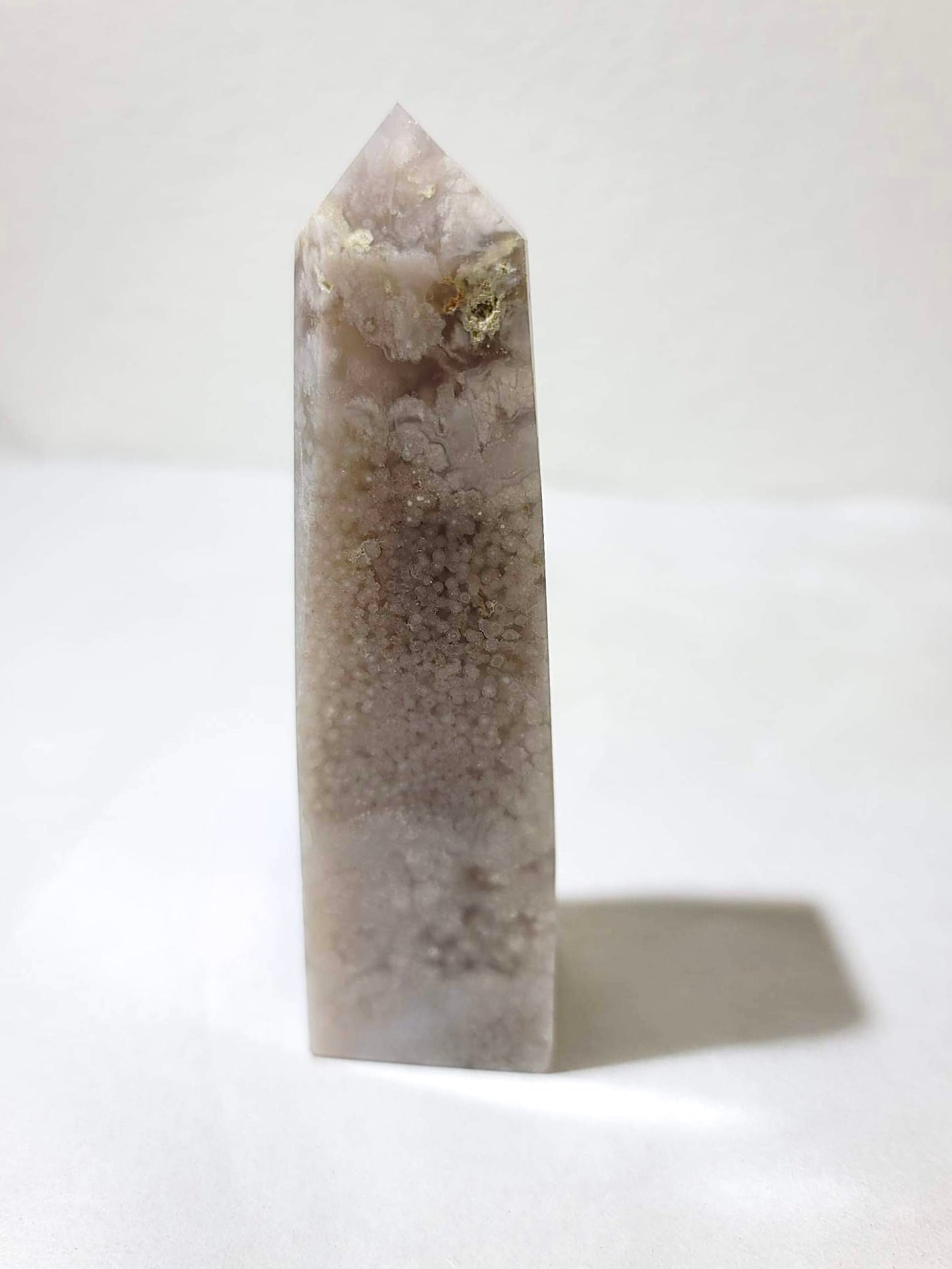 BLACK FLOWER AGATE TOWER | H106
