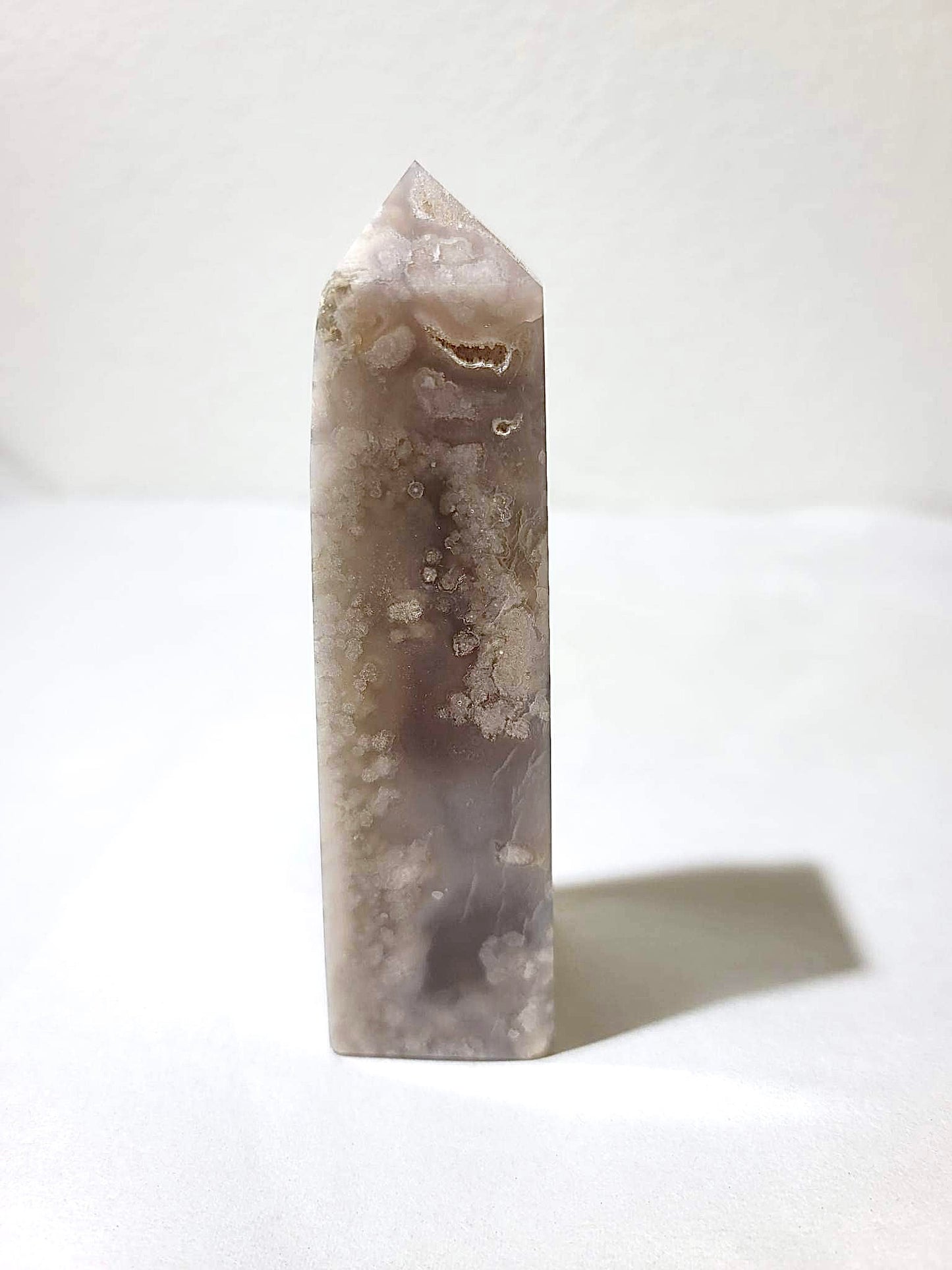 BLACK FLOWER AGATE TOWER | H106