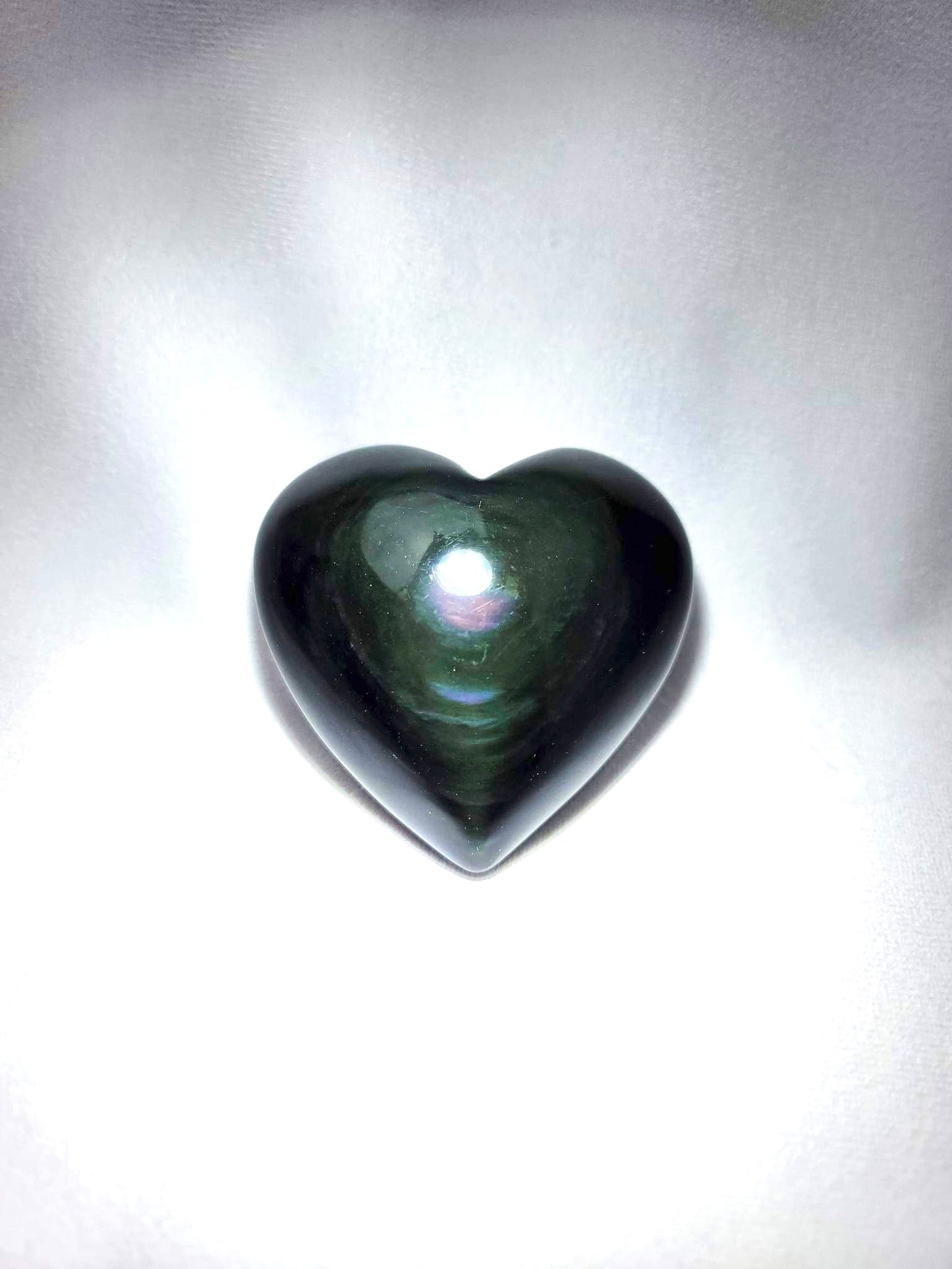 RAINBOW OBSIDIAN HEART | H132