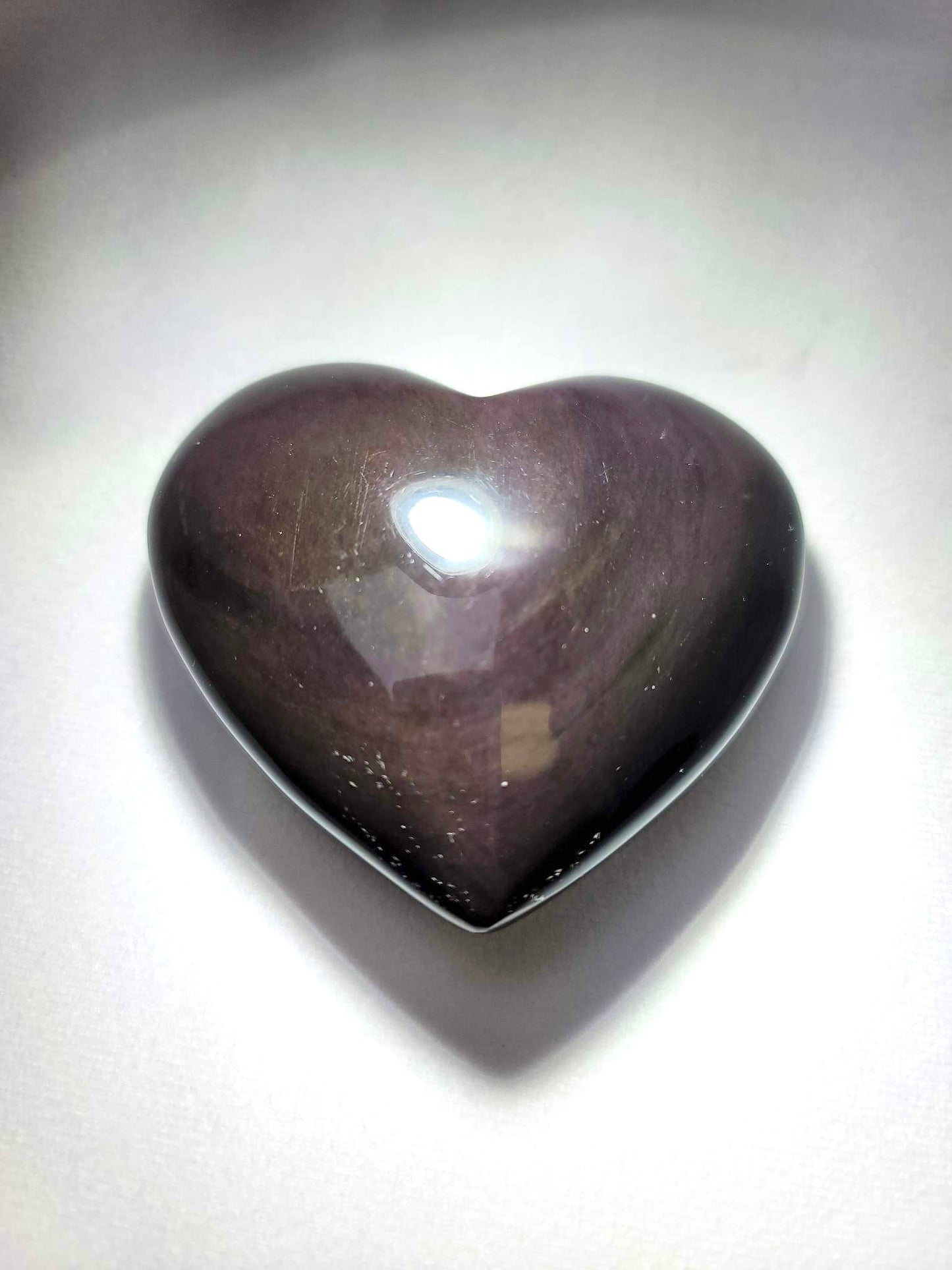 RAINBOW OBSIDIAN HEART | H133