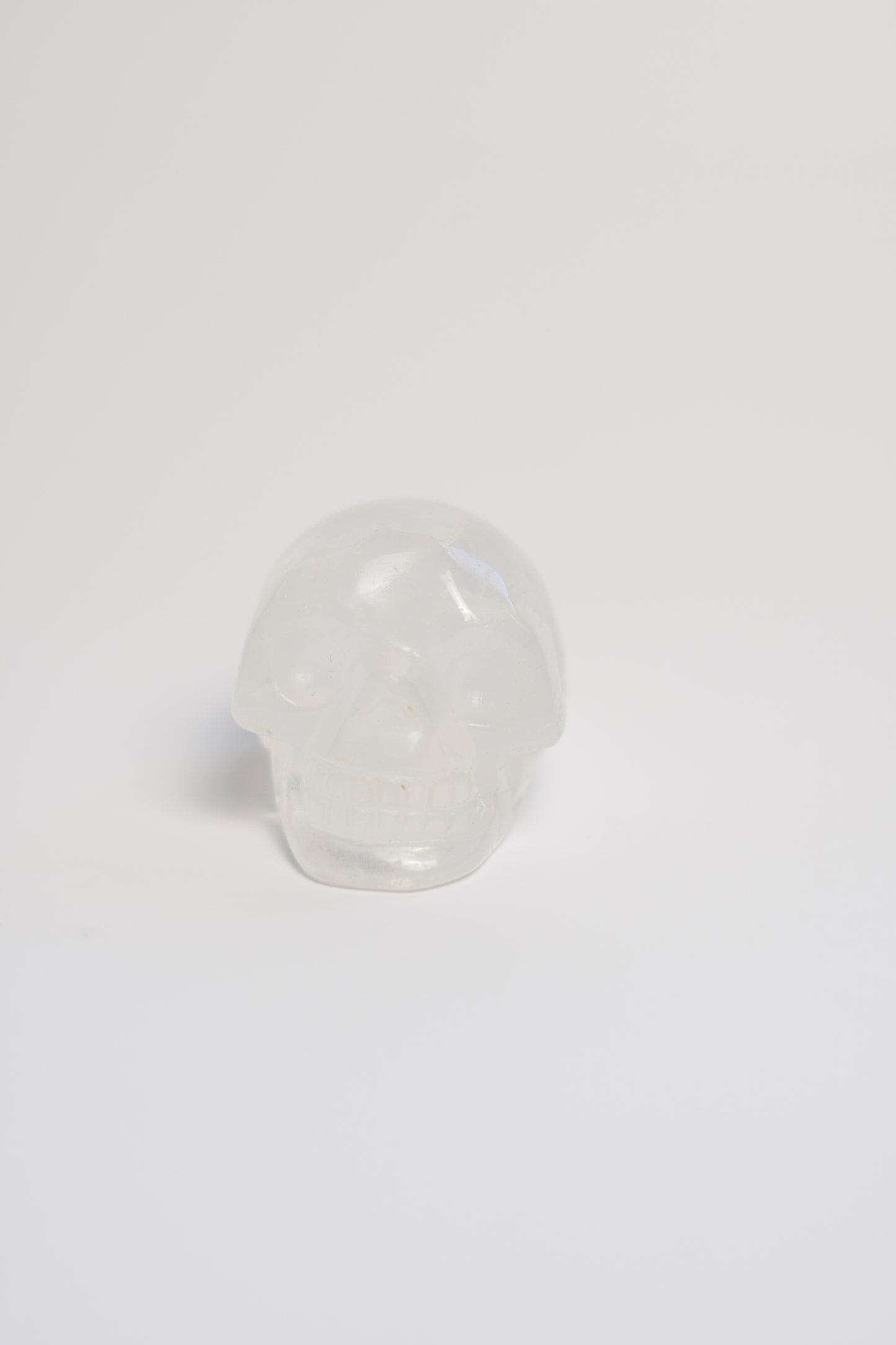 SM SKULL | CLEAR QUARTZ | G134