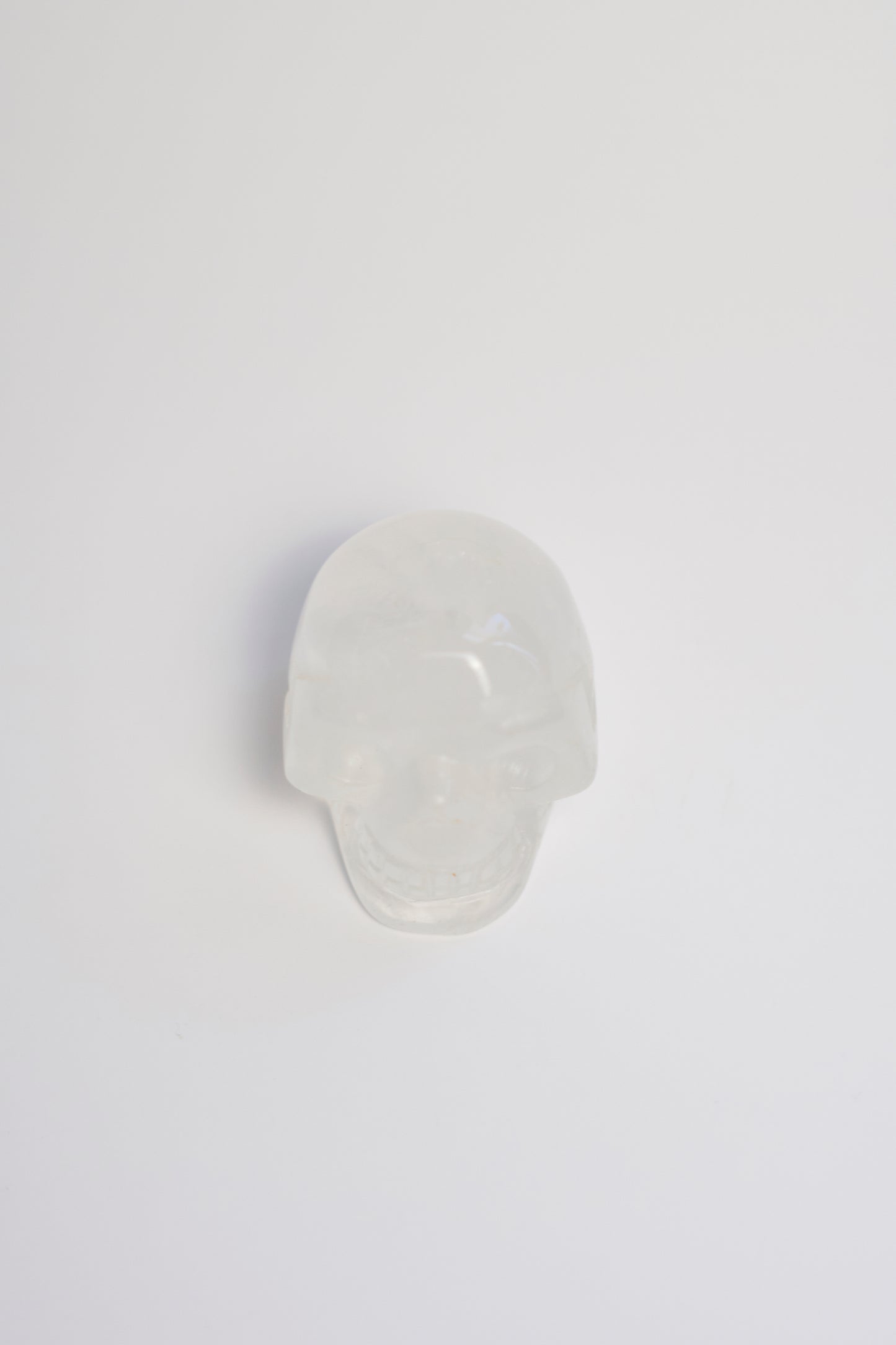 SM SKULL | CLEAR QUARTZ | G134